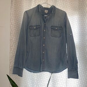 J Crew Denim Long Sleeve button down